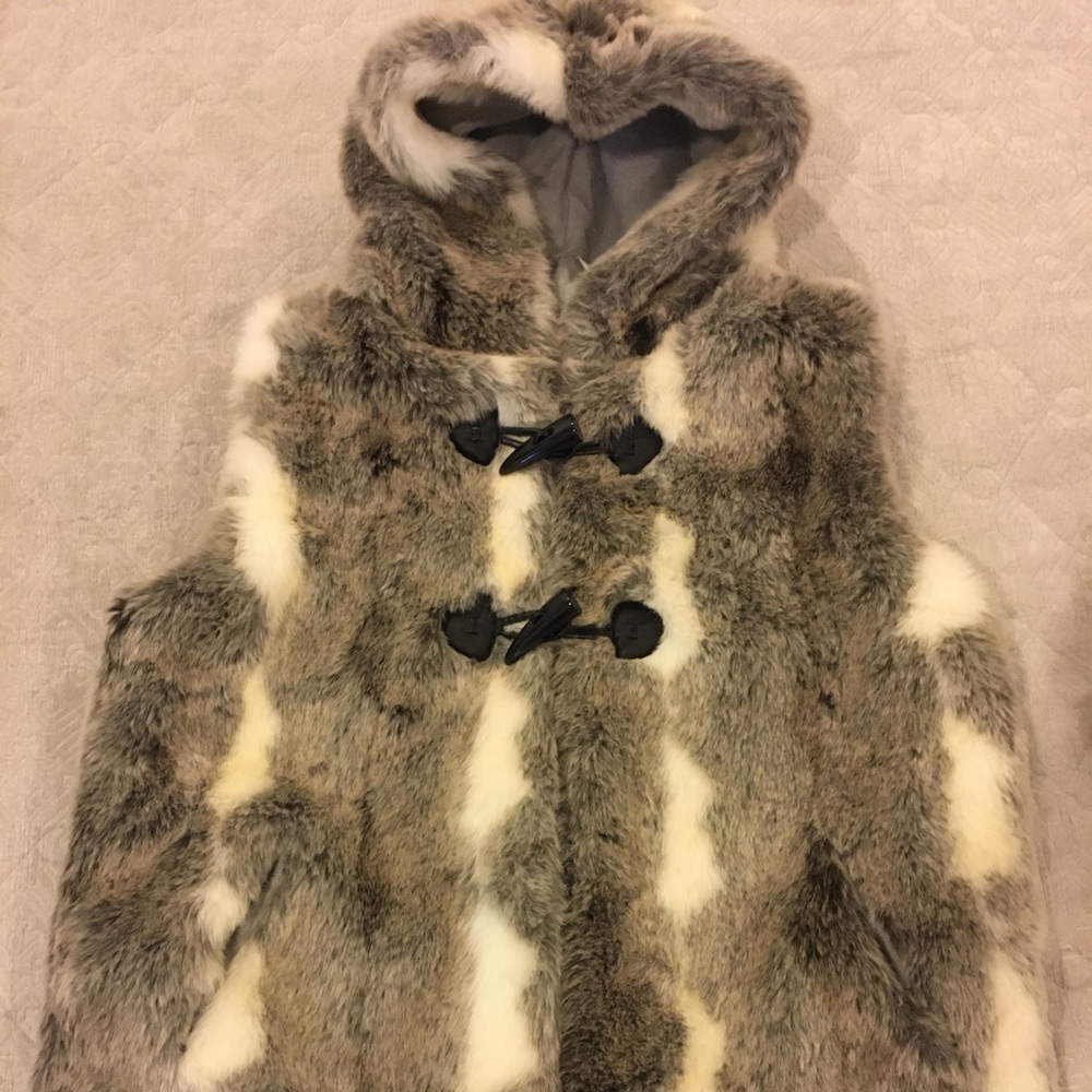 Winter vest with hood